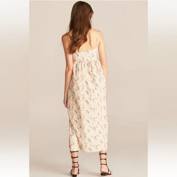 New Rebecca Taylor Emma Sleeveless Long Midi Dress In Multi Combo NWT Size 8 - Picture 6 of 17
